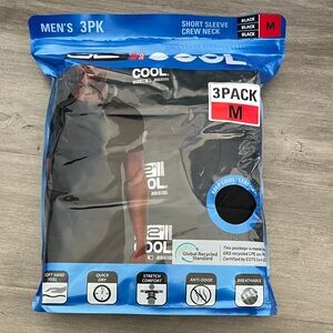 32 Degrees Men's Black Short Sleeve Tees 3-Pack